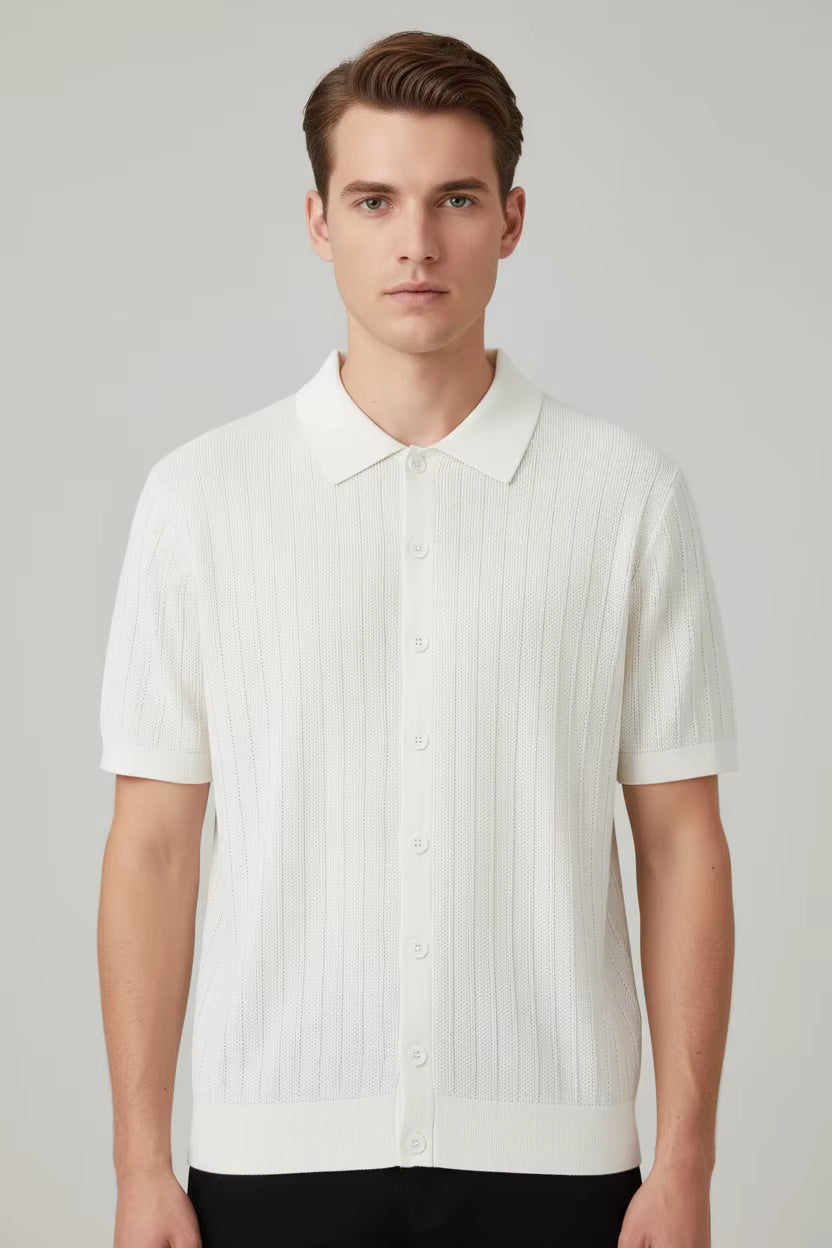 Heren Zomer Set – Wit T-Shirt & Short (2-Delig)